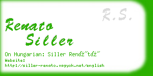 renato siller business card